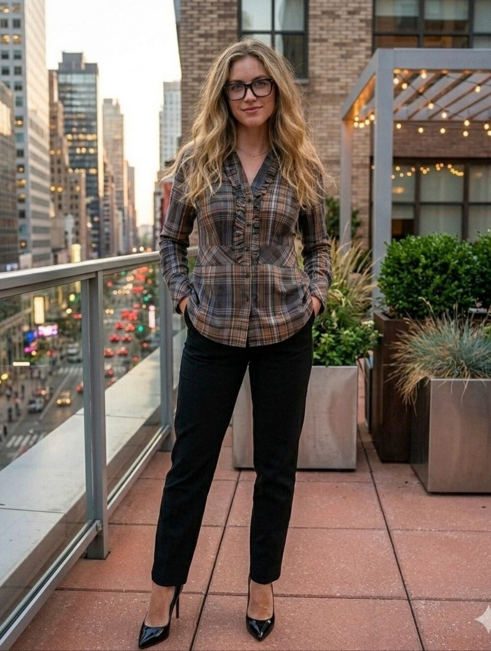 Nova check plaid shirt